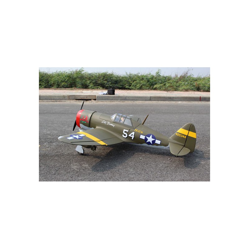 Avion thermique radiocommandé P-47 Little Bunny 10cc ARF Avion thermique radiocommandé P-47 Little Bunny 10cc ARF