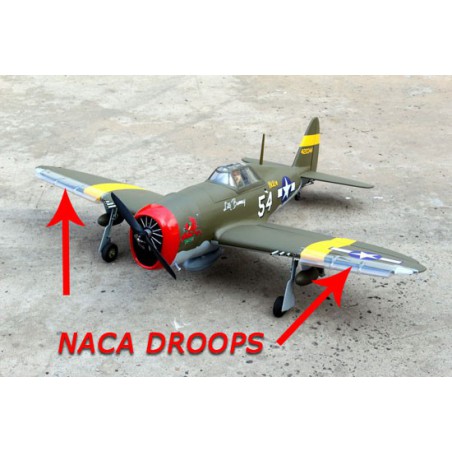 Radio-controlled thermal aircraft P-47 Little Bunny 10cc ARF | Scientific-MHD