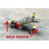 Avion thermique radiocommandé P-47 Little Bunny 10cc ARF Avion thermique radiocommandé P-47 Little Bunny 10cc ARF