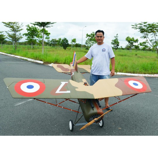 Avion thermique radiocommandé Morane Saulnier A-1 1/3 ARF Avion thermique radiocommandé Morane Saulnier A-1 1/3 ARF