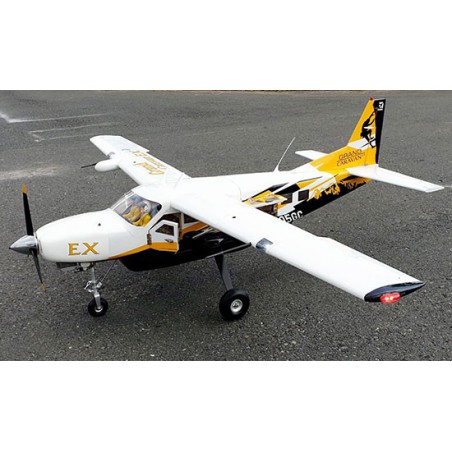 Radio-controlled thermal plane cessna large caravan ex 35-40cc yellow black | Scientific-MHD