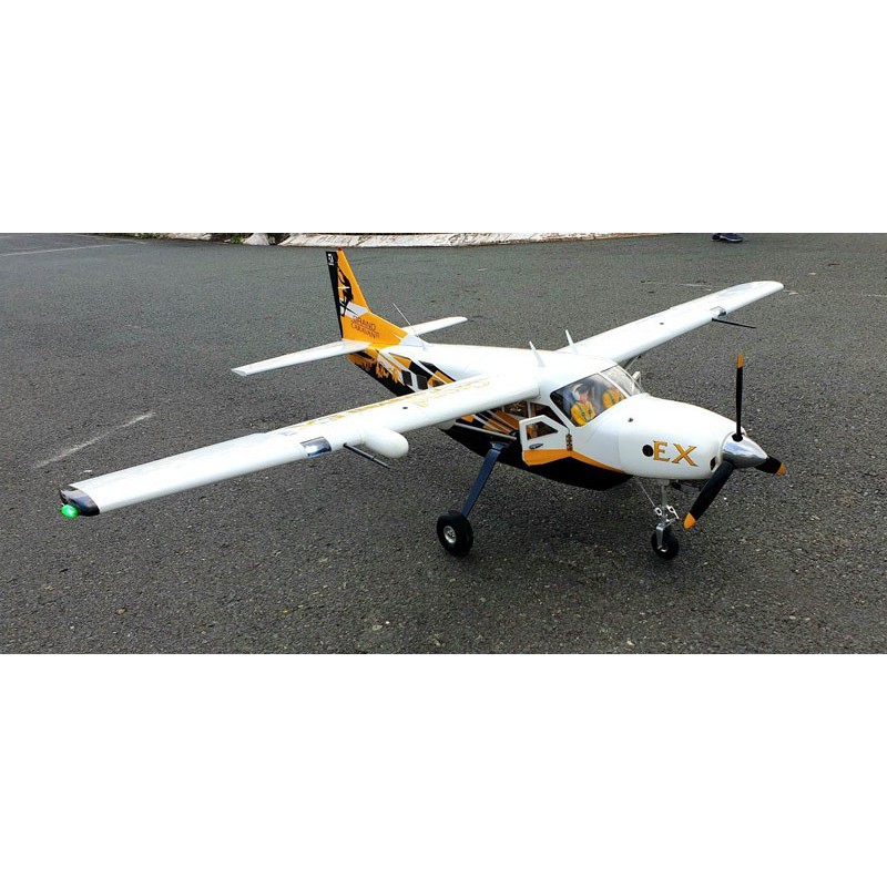 Avion thermique radiocommandé CESSNA Grand Caravan EX 35-40cc yellow black Avion thermique radiocommandé CESSNA Grand Caravan EX 35-40cc yellow black