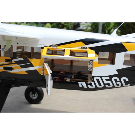 Radio kontrollierte Wärmeebene Cessna Große Karawane ex 35-40ccm gelb Schwarz | Scientific-MHD