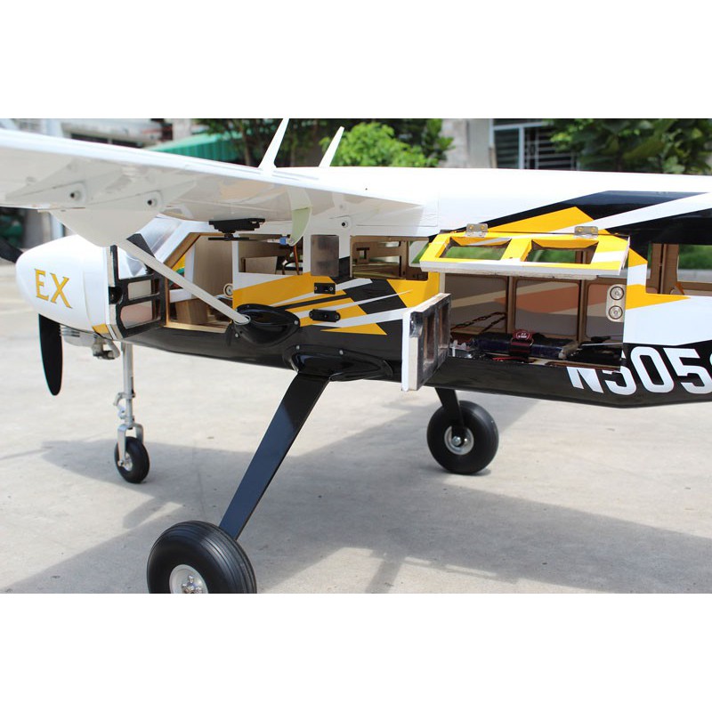 Avion thermique radiocommandé CESSNA Grand Caravan EX 35-40cc yellow black Avion thermique radiocommandé CESSNA Grand Caravan EX 35-40cc yellow black