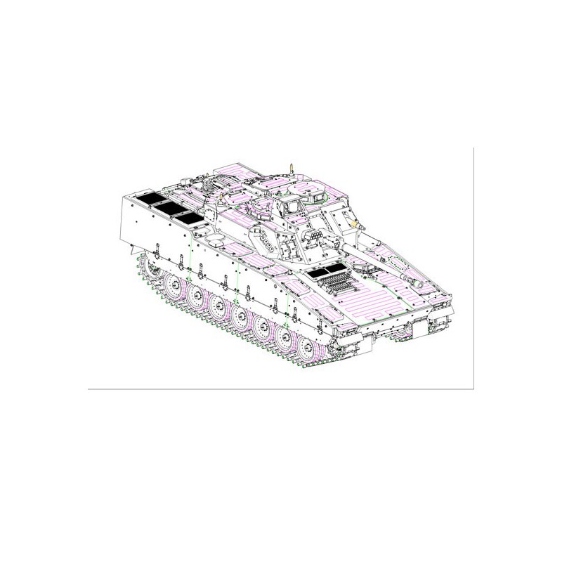 Maquette de Char en plastique Swedish CV9030 IFV 1/35