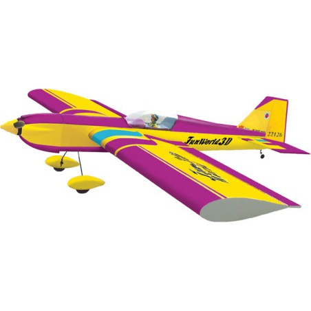 Fun World 3D Radio - kontrolliertes Wärmelflugzeug - 120r Violett ARF | Scientific-MHD