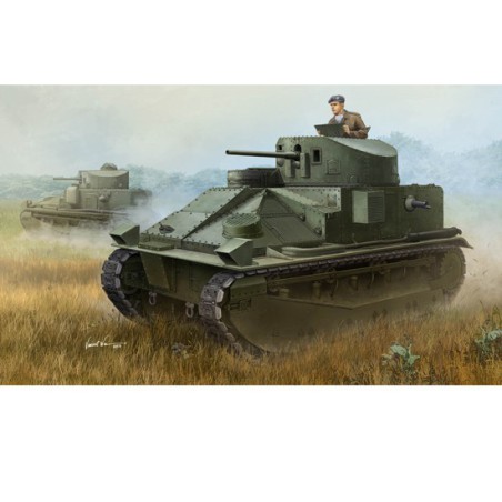 Vicker Mkii medium tank 1/35 plastic plastic model | Scientific-MHD