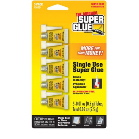 Colle pour maquette SINGLE USE - 5 tubes de 0,5 grammes