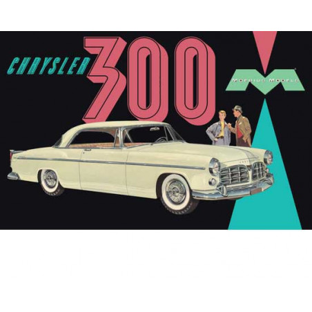 Maquette de voiture en plastique Chrysler C300 1/25