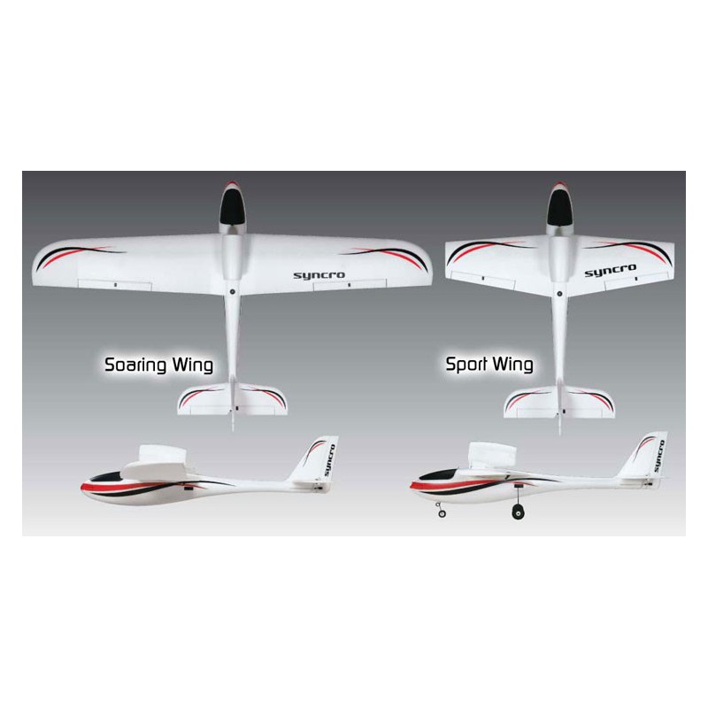 Avions électrique radiocommandé SYNCRO ED DUCTED FAN GLIDER ARF COMBO SF