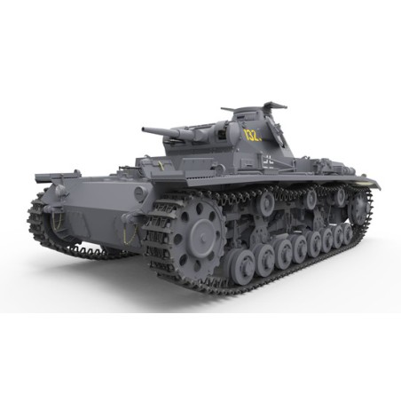 PZ.KPFW plastic tank model. III ausf.d 1/35 | Scientific-MHD