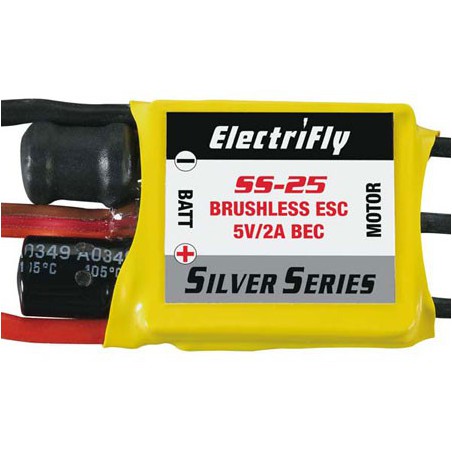 Moteur électrique radiocommandé SS-25 AMP ESC Brushless