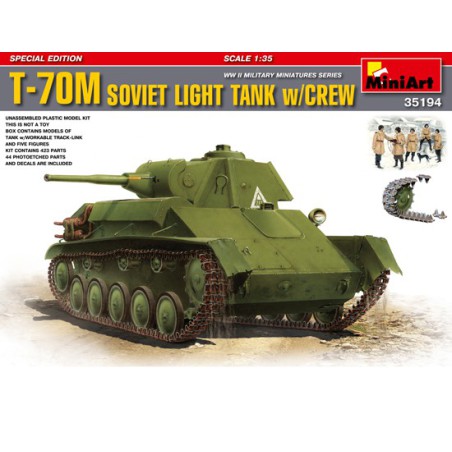 T-70M plastic tank model Special Edition 1/35 | Scientific-MHD