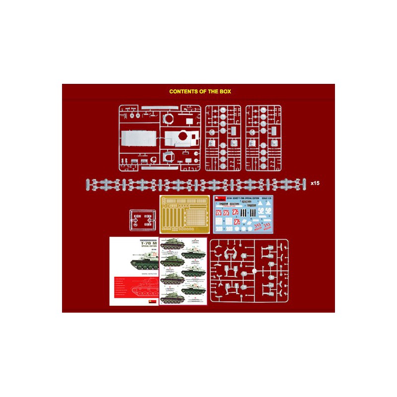 Maquette de Char en plastique T-70M Special edition 1/35 Maquette de Char en plastique T-70M Special edition 1/35