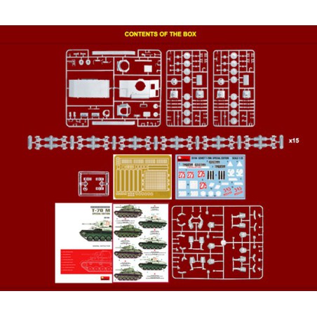 T-70M Kunststofftankmodell Spezial Edition 1/35 | Scientific-MHD