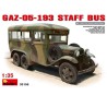 Maquette de camion en plastique GAZ 05 193 Staff Bus 1/35