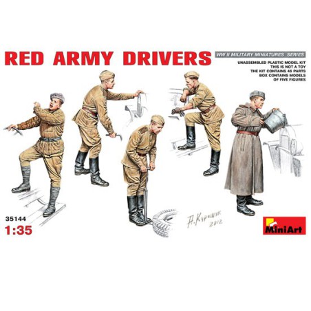 Figurine Red Army Drivers 1/35