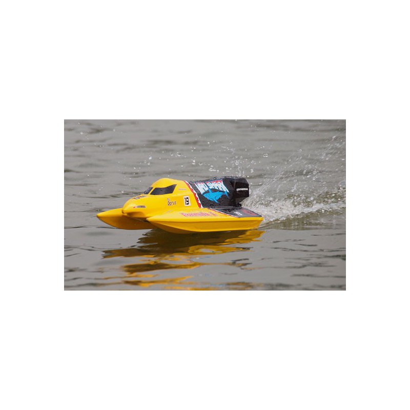 Bateau électrique radiocommandé Mad Shark Mini F1 Tunnel RTS