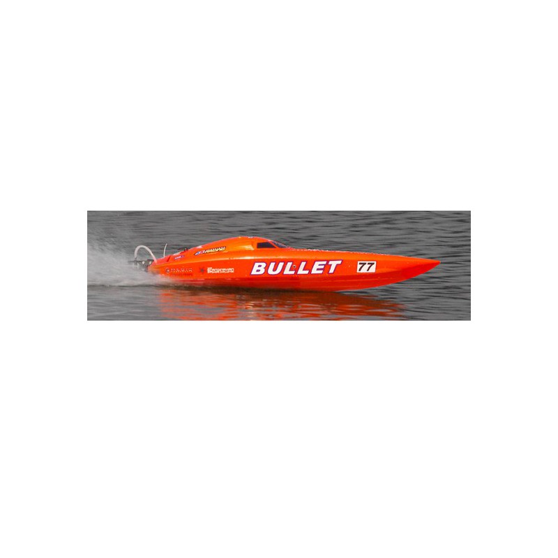 Bateau électrique radiocommandé Bullet V2 BL RTR / MHD3S Bateau électrique radiocommandé Bullet V2 BL RTR / MHD3S