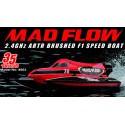 Bateau électrique radiocommandé Mad Flow F1 BR RTS Combo