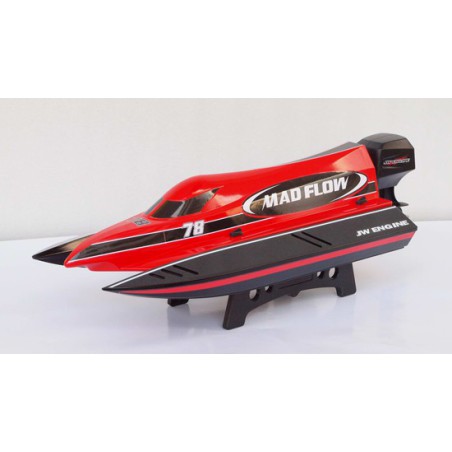 Bateau électrique radiocommandé Mad Flow F1 BR RTS Combo