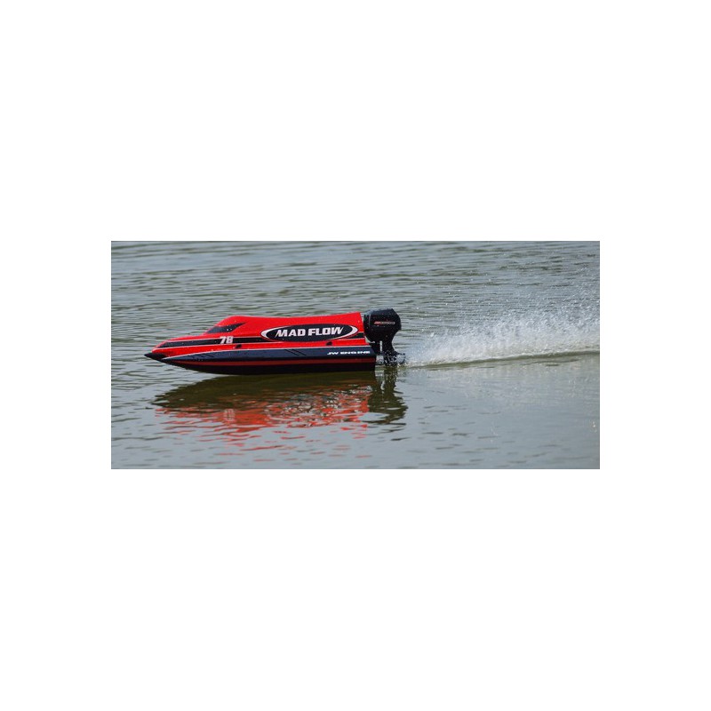 Bateau électrique radiocommandé Mad Flow F1 BR RTS Combo