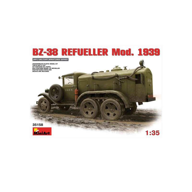 Maquette de camion en plastique BZ-38 Refueller 1939 1/35 Maquette de camion en plastique BZ-38 Refueller 1939 1/35