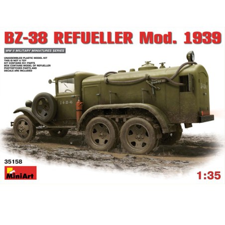 Maquette de camion en plastique BZ-38 Refueller 1939 1/35