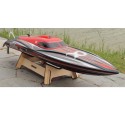 Bateau électrique radiocommandé Alpha BL 1m RTS Rouge / MHD3S