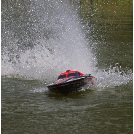 Bateau électrique radiocommandé Alpha BL 1m RTS Rouge / MHD3S