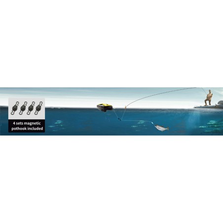 Amorceur pour bateau radiocommandé Bateau Amorceur RTS Gris/Noir