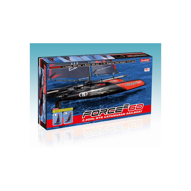 Voilier radiocommandé Force 2 Catamaran RTS