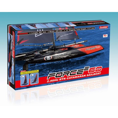 Voilier radiocommandé Force 2 Catamaran RTS