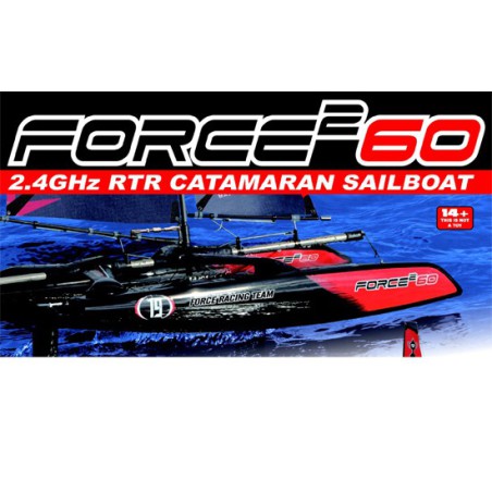 Voilier radiocommandé Force 2 Catamaran RTS