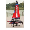 RTS red catamaran radio -controlled sailboat | Scientific-MHD