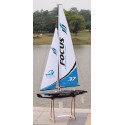 Focus Yacht 1m RTS 2,4GHz Blue Radiocus sailboat | Scientific-MHD