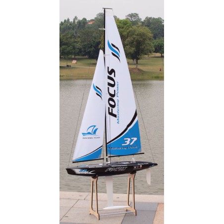 Focus Yacht 1m RTS 2,4GHz Blue Radiocus sailboat - Scientific-MHD