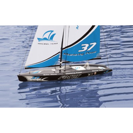 Focus Yacht 1m RTS 2,4GHz Blue Radiocus sailboat | Scientific-MHD