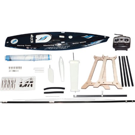 Focus Yacht 1m RTS 2,4GHz Blue Radiocus sailboat | Scientific-MHD