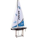 Focus Yacht 1m RTS 2,4GHz Blue Radiocus sailboat | Scientific-MHD