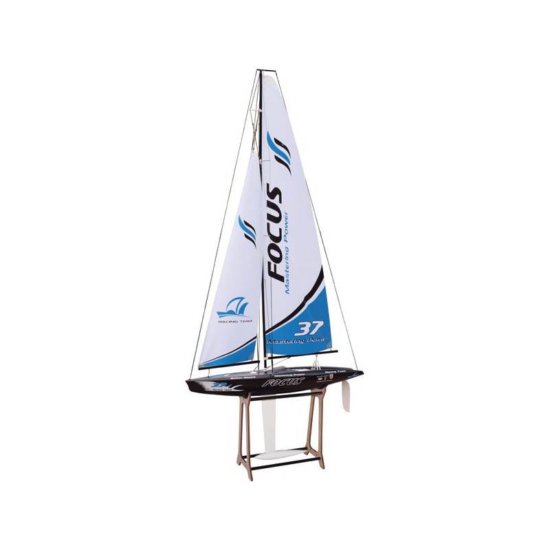 Voilier radiocommandé FOCUS Yacht 1m RTS 2,4GHz Bleu