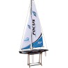 Voilier radiocommandé FOCUS Yacht 1m RTS 2,4GHz Bleu