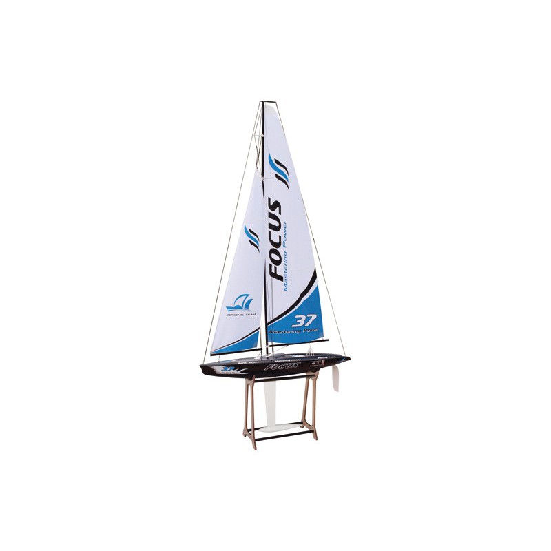 Voilier radiocommandé FOCUS Yacht 1m RTS 2,4GHz Bleu