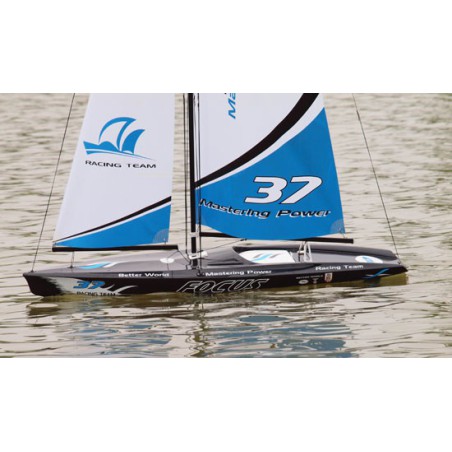 Focus Yacht 1m RTS 2,4GHz Blue Radiocus sailboat | Scientific-MHD