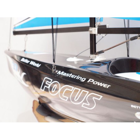 Focus Yacht 1m RTS 2,4GHz Blue Radiocus sailboat | Scientific-MHD