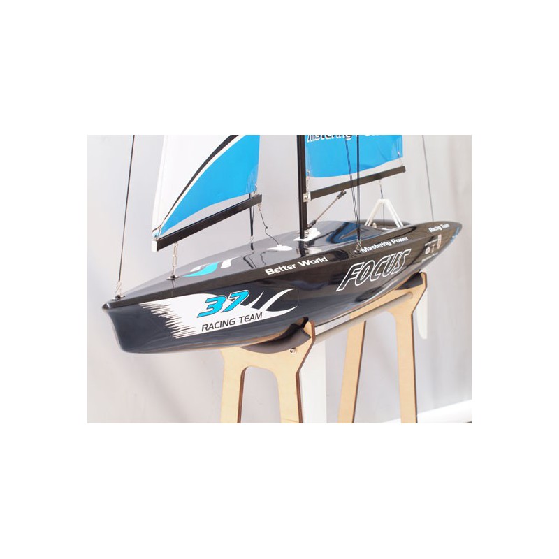 Voilier radiocommandé FOCUS Yacht 1m RTS 2,4GHz Bleu