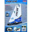 Focus Yacht 1m RTS 2,4GHz Blue Radiocus sailboat | Scientific-MHD