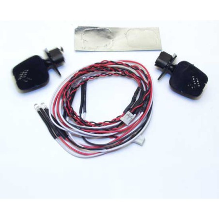 Accessoires pour voiture radiocommandée 2 Rétroviseurs Clignotants