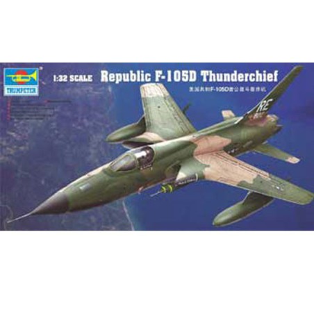 Maquette d'avion en plastique F-105D THUNDERCHIEF