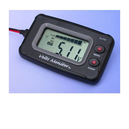 Voltmeter 3,7-20 Volt Radio-kontrolliertes Autozubehör | Scientific-MHD